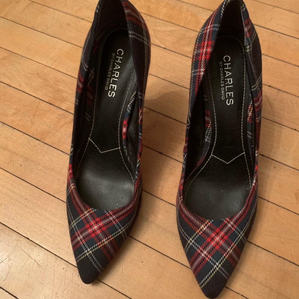 Charles by Charles David Plaid Heels